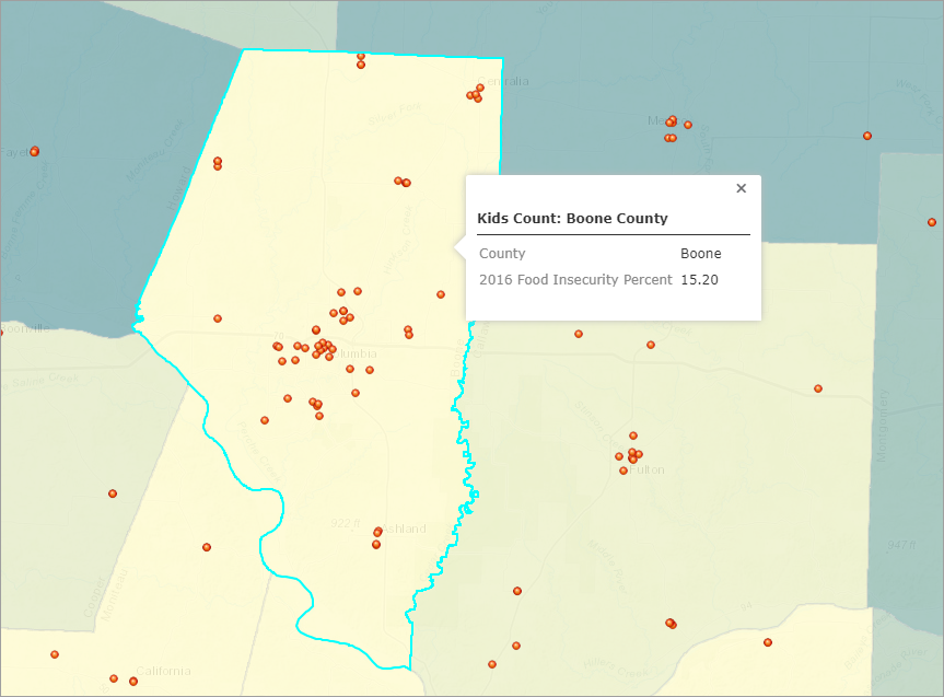 Missouri childhood food insecurity